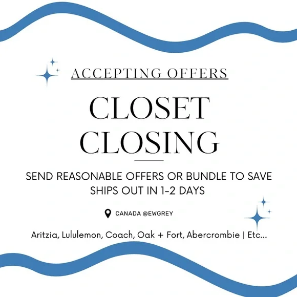 CLOSET CLOSING SALE - Picture 1 of 1